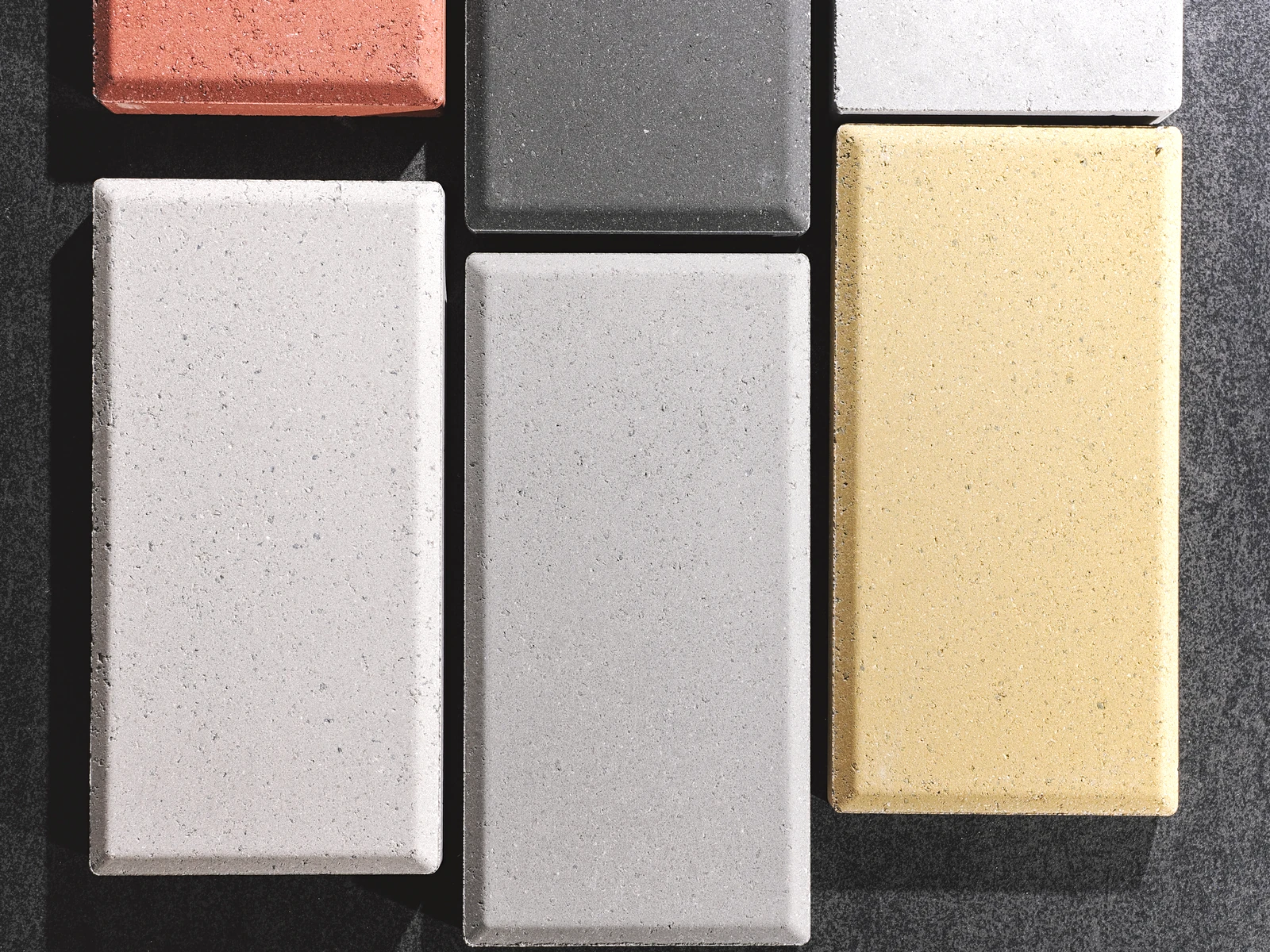 Carreaux de ciment de couleurs variées pour revêtement de sol et mur