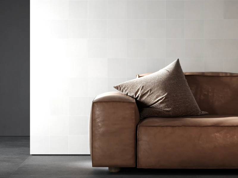 Carrelagex effet ciment blanc sable