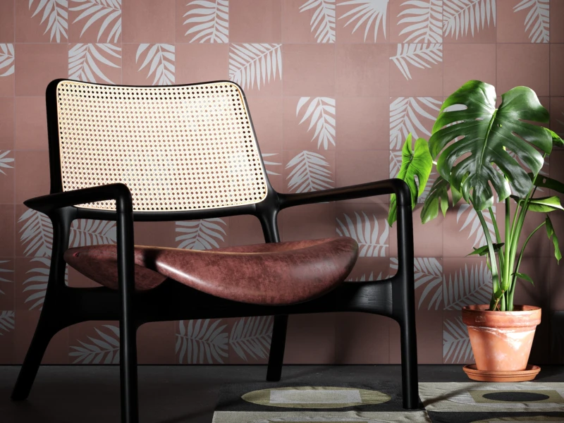 Carrelagex tropicaux rouge terracotta