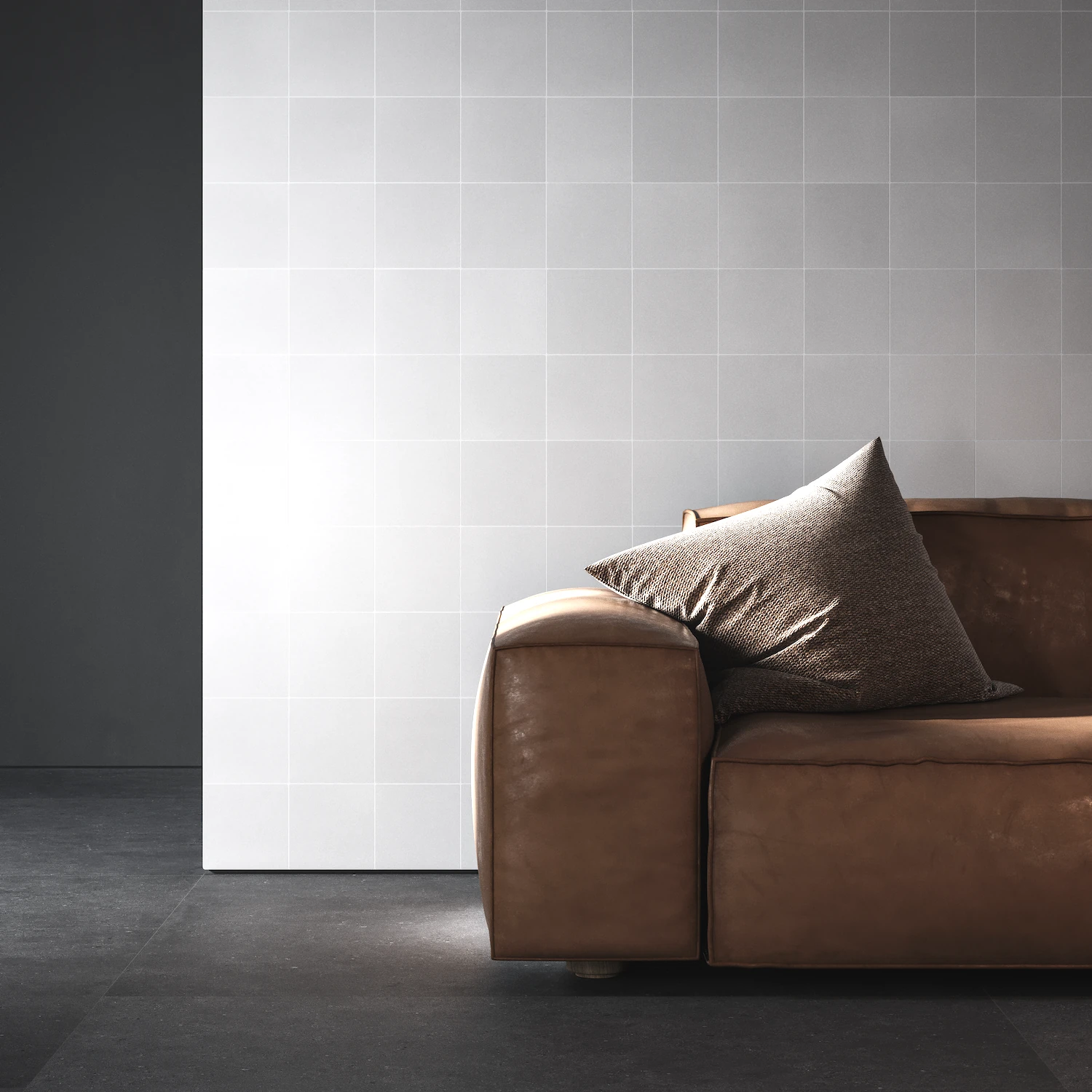 Carrelage design blanc Carrelage de ciment blanc pour revêtement mural dans des projets d'architecture minimaliste et de design d'intérieur