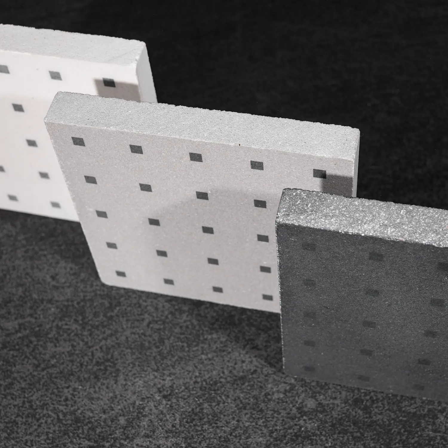 Évolution technique pleine masse Détail de texture des carreaux pleine masse Dgeum, l'évolution technique de la céramique conventionnelle