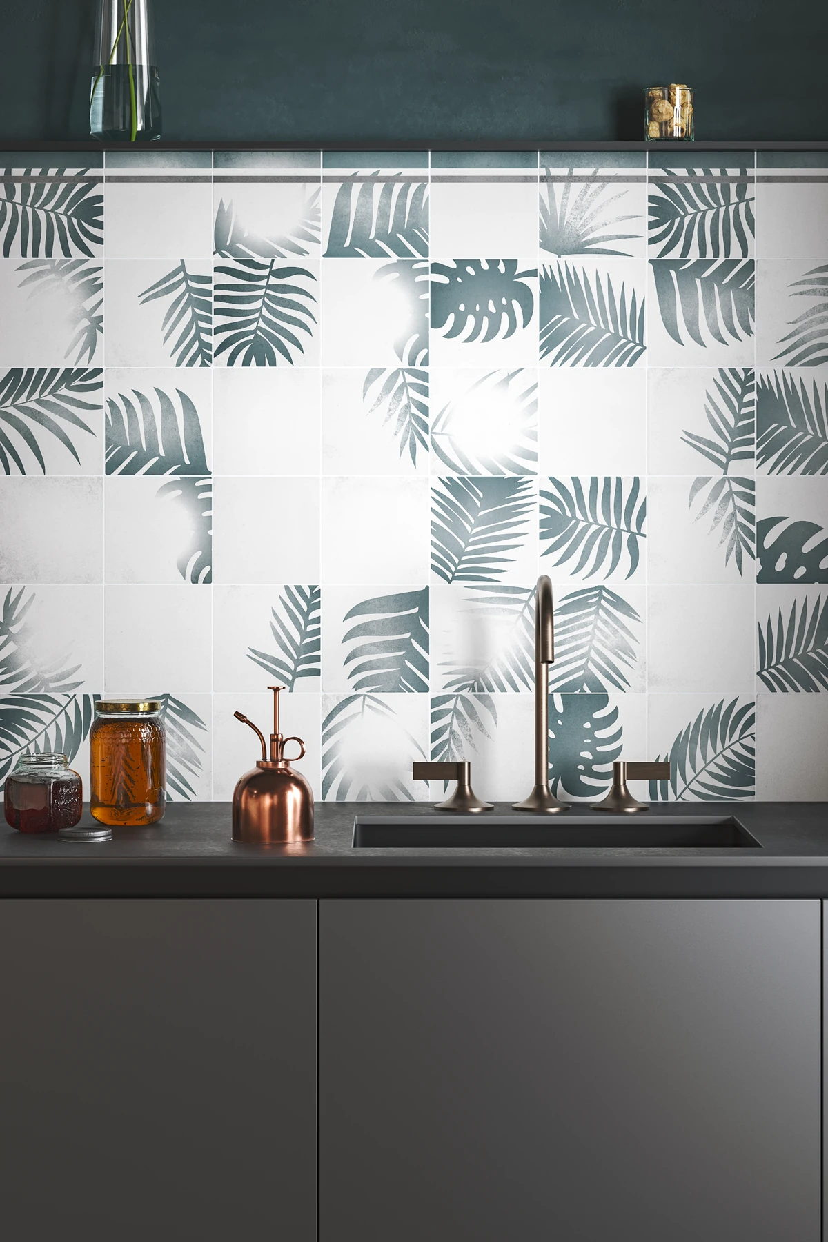 Tropic Dgeum | Carreaux effet tropical et finition vintage